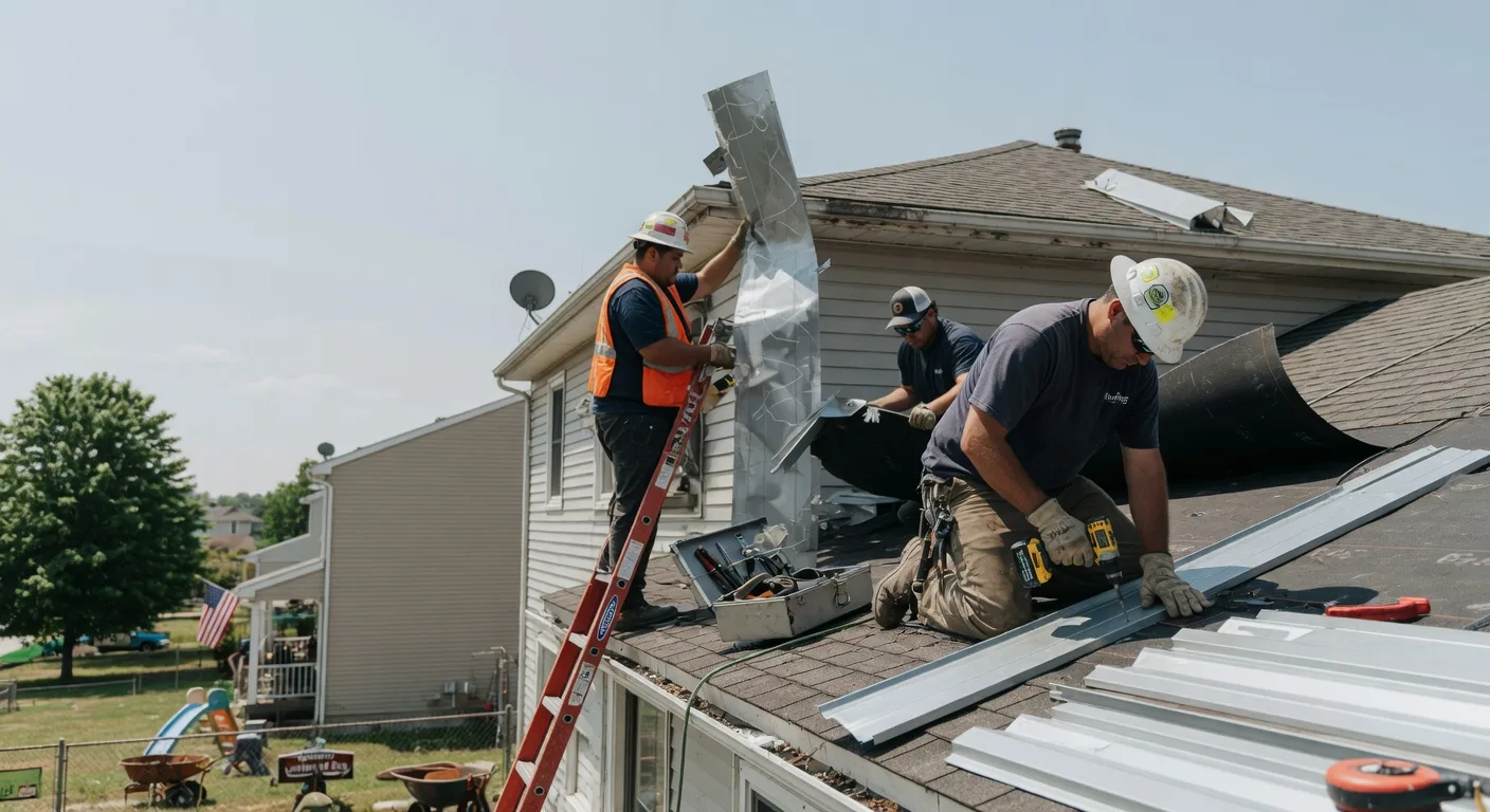 Storm Damage Metal Roof Repair in Selman City, TX
